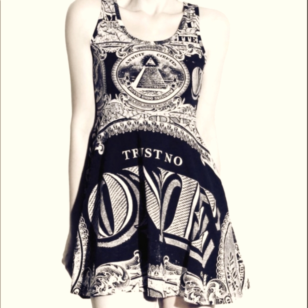 Killstar Rare Trust No One MONEY Dress